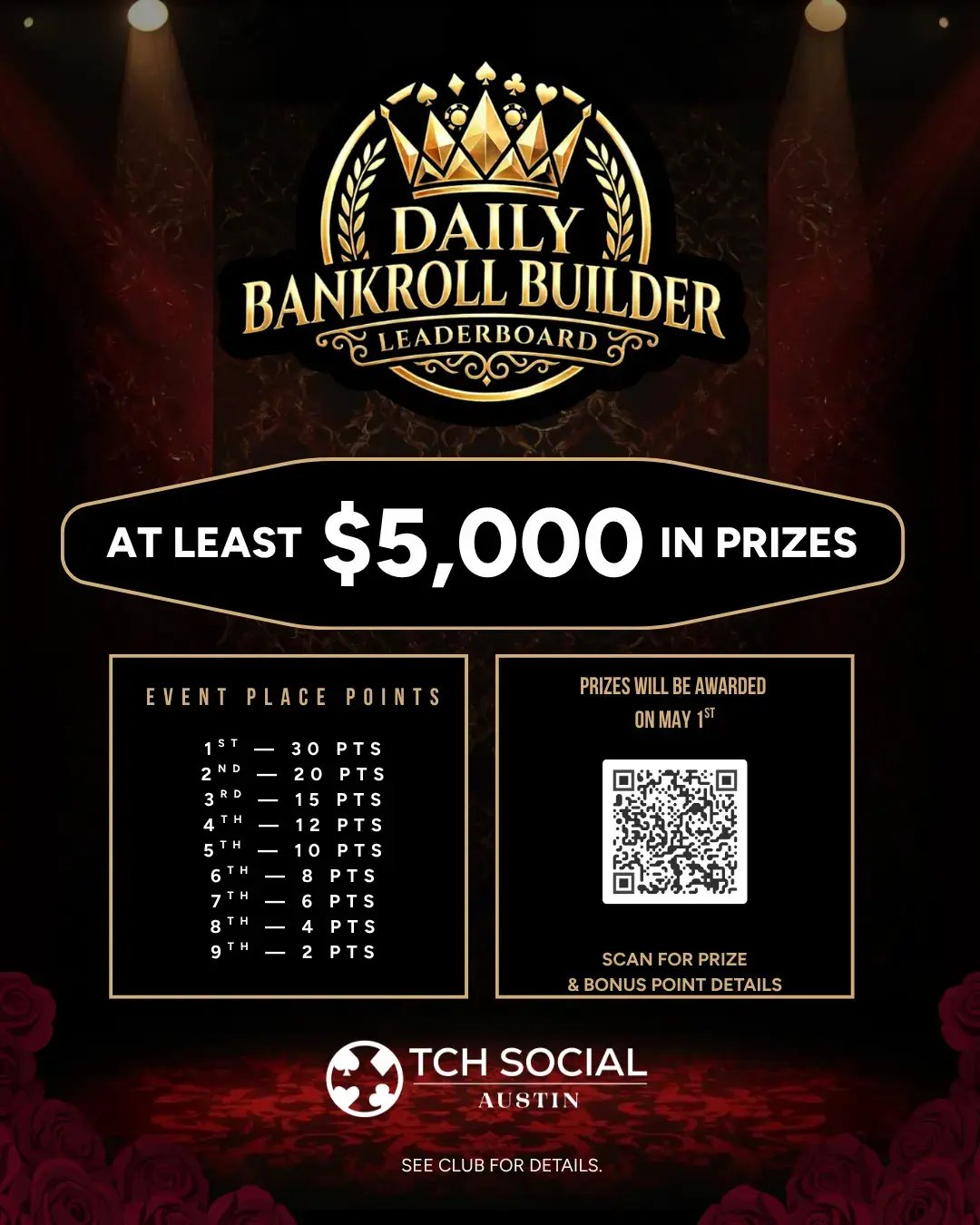 Daily Bankroll Builder Leaderboard  Austin  Apr26  1080x1350