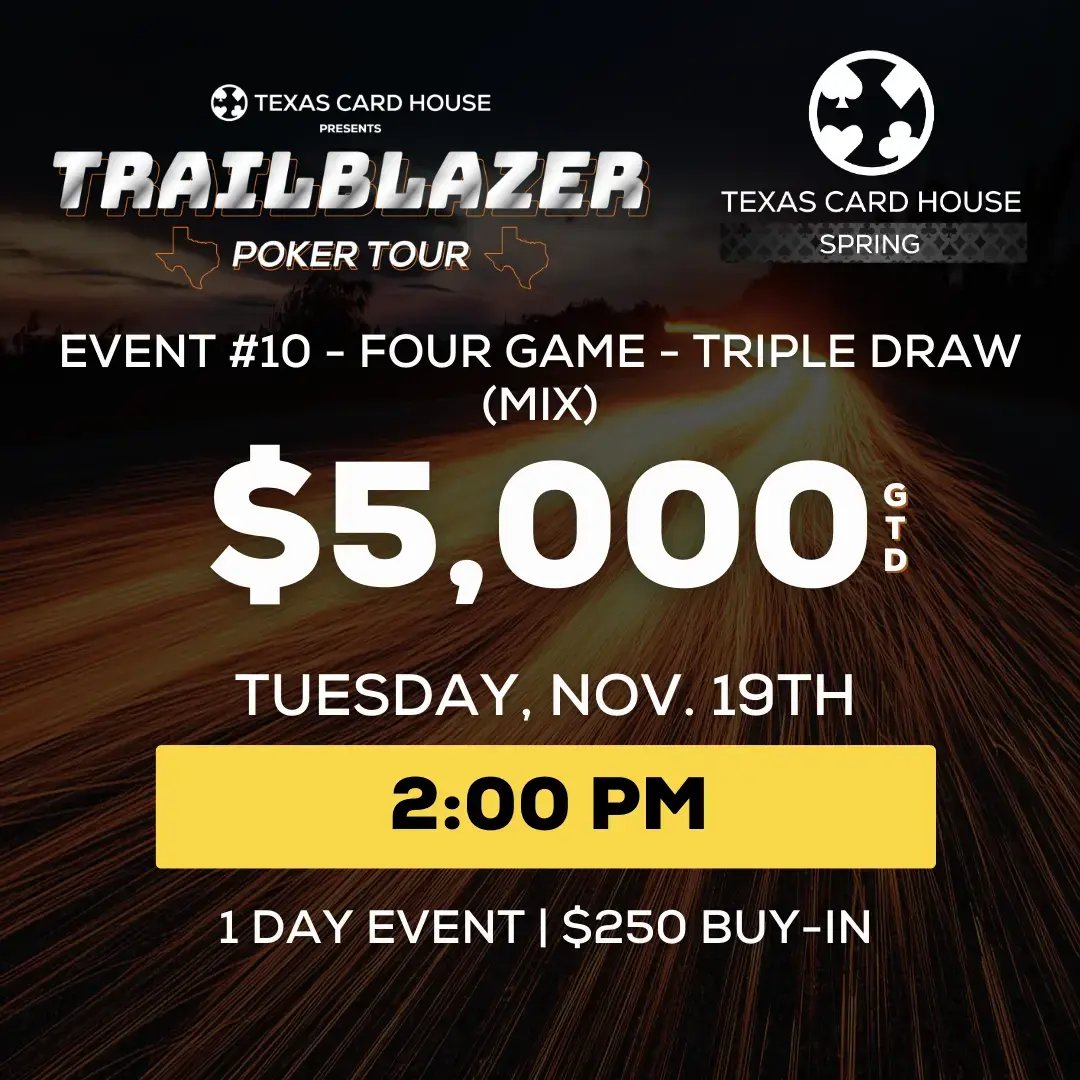 Event #10 - four game - triple draw (mix)