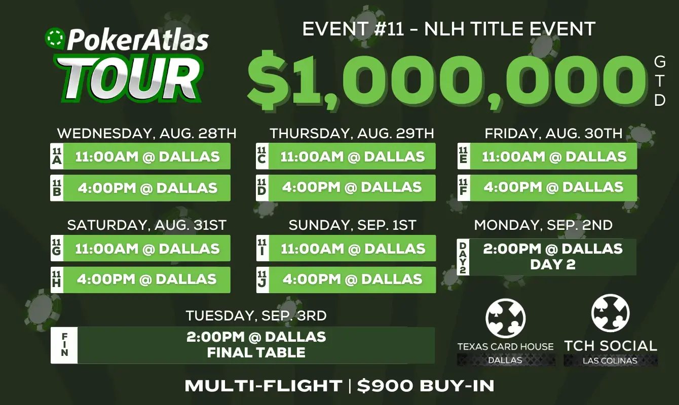 Event 11 PokerAtlas Tour