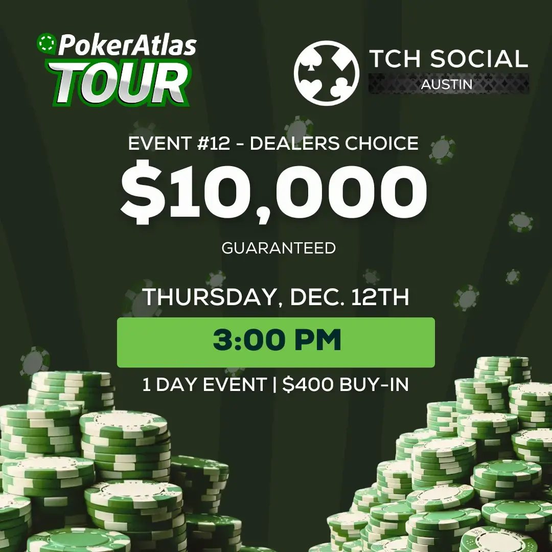 Event 12 PokerAtlas Tour