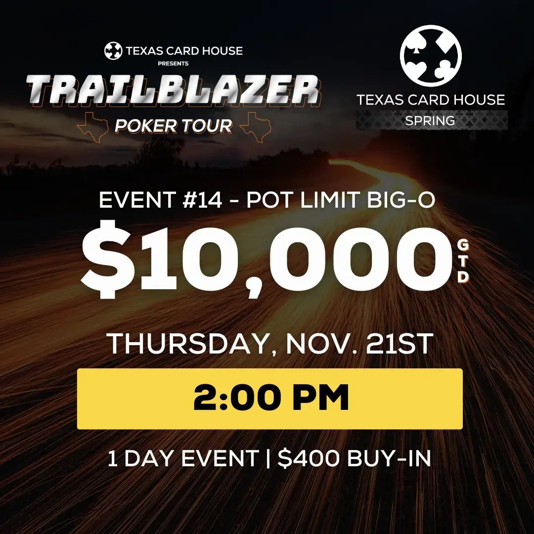 Event #14 - POT LIMIT BIG-O