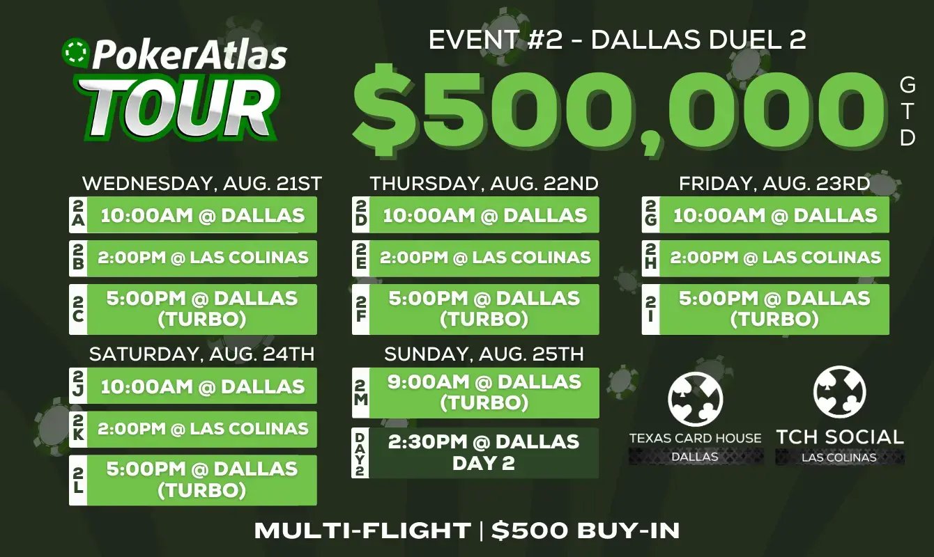 Event 2 PokerAtlas Tour