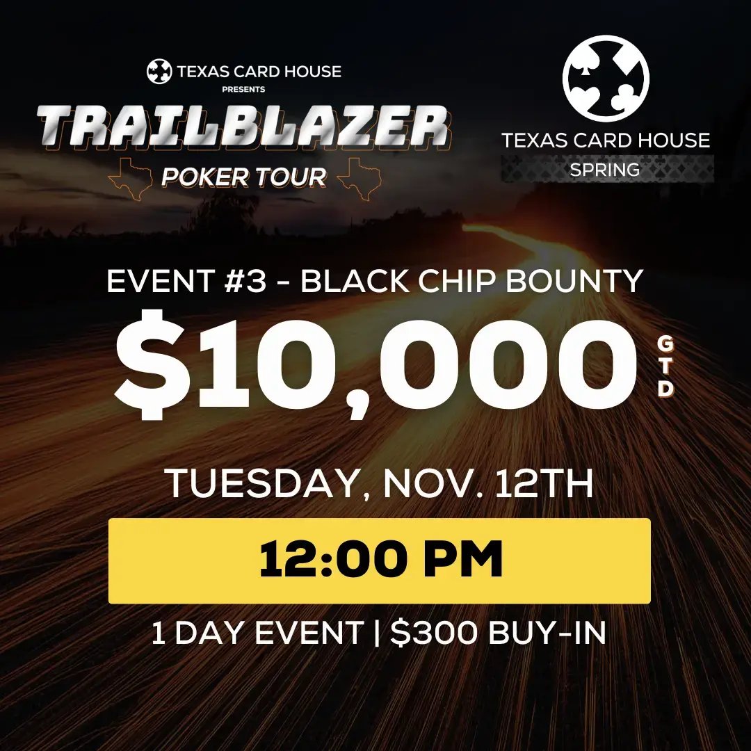 Event #3 - black chip bounty