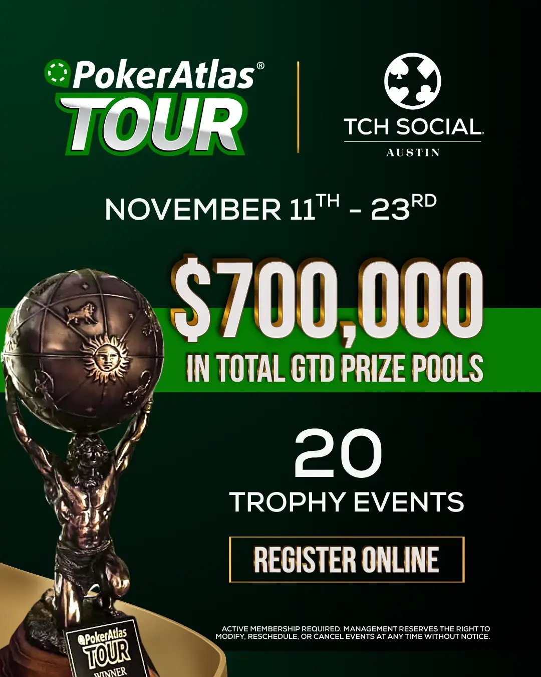 Poker Atlas Tour Summary